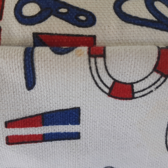 Nautical Tote Purse Shoulder Bag Canvas Anchors - Picture 9 of 9